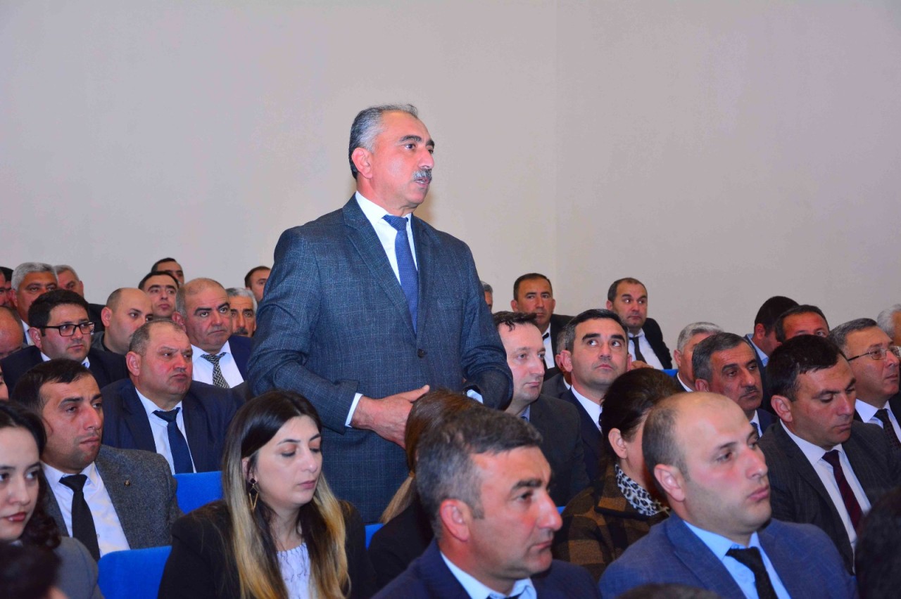 Ağstafa RİH başçısı yanında Şuranın növbəti iclası keçirilib - FOTOLAR